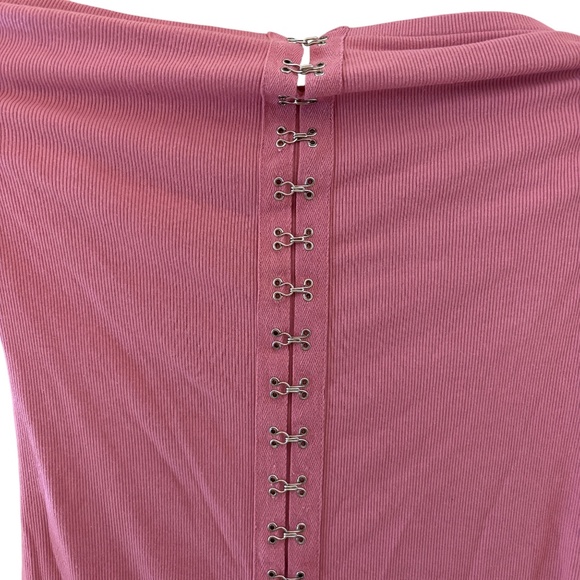 GBG Los Angeles Pink Hook & Eye Bodycon Mini Dress Women’s Large - Picture 7 of 12